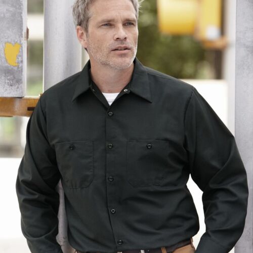 Men's Industrial Long Sleeve Work Shirt Thumbnail
